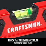 CRAFTSMAN Torpedo Level, 9 Inch, With Shock Absorbing End Caps (CMHT82390) Craftsman
