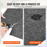 VEVOR Waterproof Garage Floor Mat for Under Car, Non-slip 6.6'x8.5' Compact Size Heavy Duty Containment Mat, Protects Garage Floor from Water, Mud VEVOR