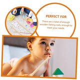 Operitacx 5pcs Kids Fishing Rod Fishing Toys Wood Toys Kids Fishing Pole Toys for Kids Children's Toys Kid Toys Child Fishing Pole Kindergarten Operitacx