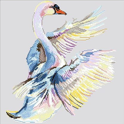 DIAMOND DOTZ ® - Graceful Landing, Partial Drill, Round Dotz, Diamond Painting Kits, Diamond Art Kits for Adults, Gem Art, Diamond Art, Kits, 20"x20" - WoodArtSupply