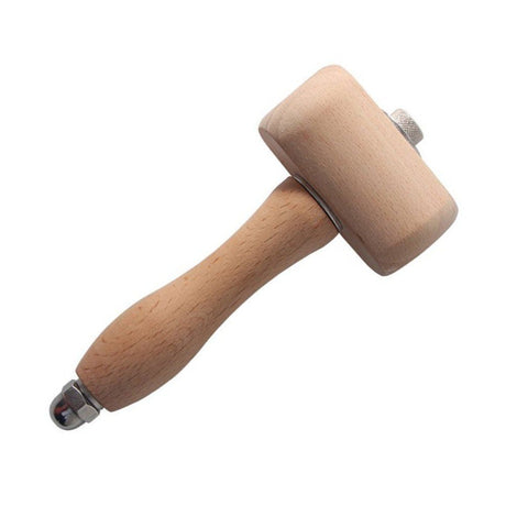 WEICHUAN Beech Wood Mallet Carving Mallet Leathercraft Sewing Engraving Printing Hammer Mallet The Well-Balanced Beechwood Woodworking Mallet WEICHUAN