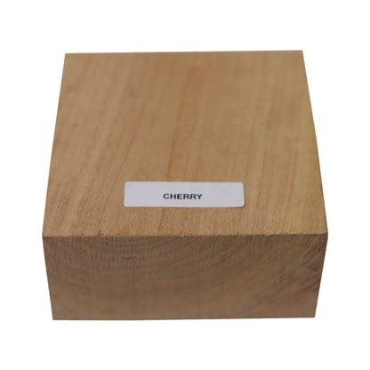 Exotic Wood Zone's Bowl Blanks | Hardwood Turning Blocks 4" x 4" x 2" (1 Pcs) (Black Cherry)