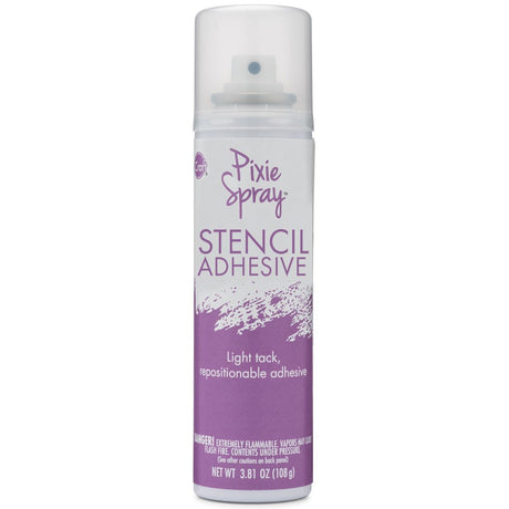 iCraft Pixie Spray Stencil Adhesive, Repositionable, Low Tack, 3.81 Ounces iCraft