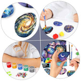 KONTONTY 1 Set Stone Painting Puzzle Toy DIY Painting Stones Smooth Bundle River Stones Rock Art kit Kids Toys Kids Suit Kids Painting Kit Painting KONTONTY