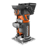 18-Volt OCTANE™ Cordless Brushless Compact Fixed Base Router with 1/4 in. Bit, Round and Square Bases, and Collet Wrench RIDGID