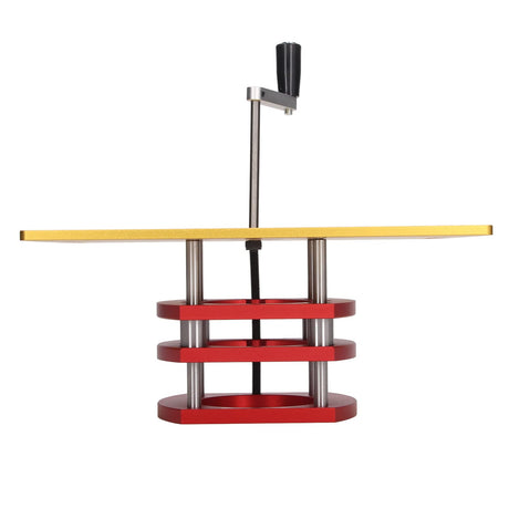 Acogedor Router Lift Kit, Metal Router Lift System with Router Table Insert Plate, 4 Jaw Clamping, Router Lift Base Accessories (Gold) Acogedor