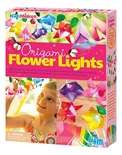 4M Kidzmaker Origami Flower Lights Kit - WoodArtSupply