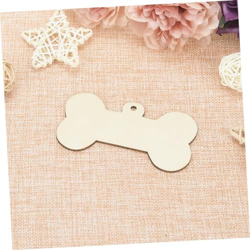 Yardenfun 1 Set Wooden Sign Decoration Pendant Imagination Holiday Adornments Decoupage Toys Graffiti Chips Unfinished Wooden Cutouts Pet Decorate Yardenfun