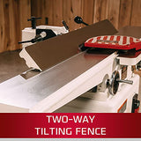 JET 6-Inch Long Bed Wood Jointer, Helical Head, 1Ph 115/230V (JJ-6HHDX) Jet