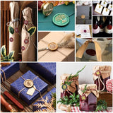 Palksky Silicone Mat/Pad for Wax Seal Stamp, 24-Cavity Wax Sealing Mat with Removable Sticky Dots for DIY Craft Adhesive Waxing Palksky