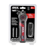 SKIL Twist 2.0 Rechargeable 4V Screwdriver with Pivoting Head, Torque Setting, USB-C Charging Cable & 2PC Bit Set-SD5619-01 Skil
