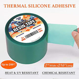 TSSART Resin Tape for Epoxy Resin Molding - Silicone Thermal Adhesive Tape, Oxidation and High Temperature Resistance Easy Peeling, Epoxy Release TSSART