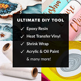 Craft Heat Gun for Crafts 2 Speed Small Heat Gun for Resin 300W Mini Hot Air Art Torch Tool for Polymer Clay Dryer Candle Making Shrink Wrapping HIPPIE CRAFTER