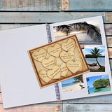 VOSAREA 1 Set Wooden Friendship Gift Box Reasons Why You Are My Friend Box Unfinished Wooden Keepsake Box with Wood Heart Slice Birthday Gifts VOSAREA