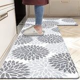 HEBE Anti Fatigue Kitchen Rug Sets 2 Piece Non Slip Kitchen Mats for Floor Cushioned Kitchen Rugs and Mats Waterproof Comfort Standing Mat Runner for HEBE