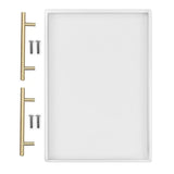 ResinWorld 6 Pack Geode Coaster Molds for Resin + Large Tray Mold with Handles, Rectangle Silicone Tray Molds ResinWorld