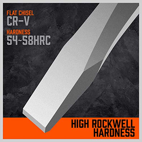 HORUSDY 16-Piece Punch and Chisel Set, Including Taper Punch, Cold Chisels, Pin Punch, Center Punch HORUSDY