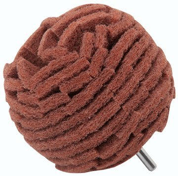 4" 100mm Abrasive Non Woven Scotch Type Brite Polishing Abrasive Ball 80 Grit - WoodArtSupply