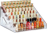 YIEZI Nail Polish Organizer 84 Bottles of 7 Layers Sunglass Organizer Acrylic Display Rack Eyeglasses Storage Essential Oils Holder Makeup Organizer YIEZI