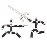 Fidget Pen Decompression Magnetic Metal Pen, Toy Pen Relieving Stress Build Various of Shapes, Strato Pen Multifunctional Deformable Magnet Writing Lafoxla