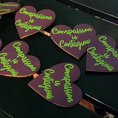 Wood Heart Cutouts,130 PCS 3.15 Inch Unfinished Wooden Hearts for Guest Book for DIY Crafts, Wedding Decor, and Valentine's Day Ornaments, by GNIEMCKIN