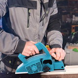 Electric Hand Planer, Electric Hand Planers Woodworking, 110v Portable Handheld Wood Planer Woodworking Power Tool for Home Furniture Us Plug Yosoo Health Gear