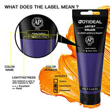 GOTIDEAL Metallic Acrylic Paint Pearl Purple Tubes(120ml, 4.1 oz) Non Toxic Non Fading,Rich Pigments for Painters, Adults & Kids, Ideal for Canvas GOTIDEAL