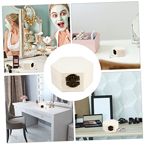 ARTIBETTER 2Pcs jewelry box necklace packing box child earring storage organizer jewelry dining table soap flower decorate wedding treasure chest for ARTIBETTER