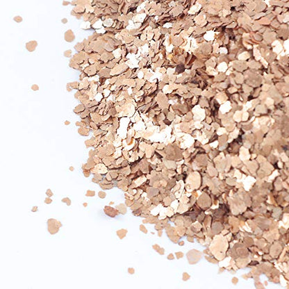 Shiny Stone Crushed Magical Natural Mica Flakes Flitter for Resin Painting Arts and Crafts,Nail Art,DIY Decoration Leaf Multi-Use 2-4mm(6-10 mesh) - WoodArtSupply