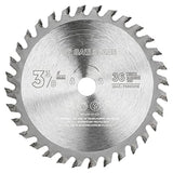 5Pcs TCT Circular Saw Blade 3-3/8'' Carbide Tipped for Wood Plastic Cutting with 10mm Arbor Compact Circular Saw Blade Set Firearth