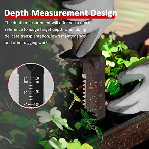 DR.ÖTEK Metal Detector Shovel for Digging, Heavy Duty Double Serrated Digging Tool with Carry Sheath, Digger Trowel for Gardening, Camping, DR.ÖTEK