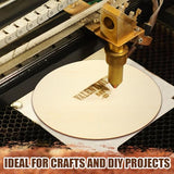 Suzile 20 Pcs 16 Inch Round Wood Circles for Crafts Unfinished Wood Rounds Blank Wood Signs Wood Cutouts Wood Discs for Crafts, Door Hanger, Door Suzile