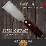 DENKO SEKKA Woodworking Saw MINI Ryoba Double Edge Flush cut, Japanese Pull Saw for Woodworking and Wood Craftsmanship, (Ryoba Double Edge) DENKO SEKKA