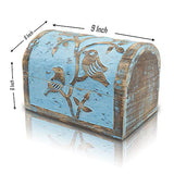 Great Birthday Gift Ideas Handmade Decorative Wooden Jewelry Box Jewelry Organizer Keepsake Box Treasure Chest Trinket Holder Watch Box Storage Lock The Great Indian Bazaar