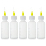 FJNATINH 30cc Needle Glue Squeeze Bottle, Precision Tip Applicator, 5 Pack FJNATINH