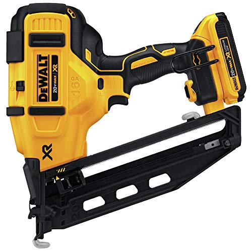 DEWALT 20V MAX* XR Finish Nailer, Angled, 16GA (DCN660D1) DEWALT