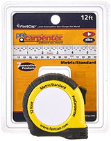 FastCap ProCarpenter Metric/Standard Measuring Tape - Ideal for Professionals and Home Improvement - with Lever Action Belt Clip and Dual Locking FastCap