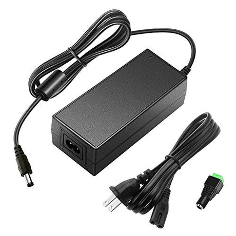 SHNITPWR 24V 3A DC Power Supply Adapter AC 100V~240V to DC 24 Volt 3 Amp 72W Converter Transformer 5.5x2.5mm Plug for 5050 3528 LED Strip Light 3D SHNITPWR