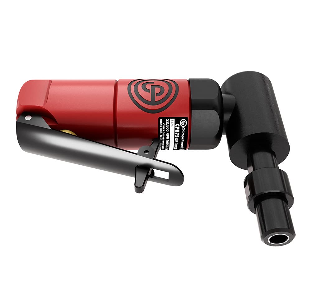 Chicago Pneumatic CP875 - Air Die Grinder Tool, Welder, Woodworking, Automotive Car Detailing, Stainless Steel Polisher, Heavy Duty, Right Angle Chicago Pneumatic