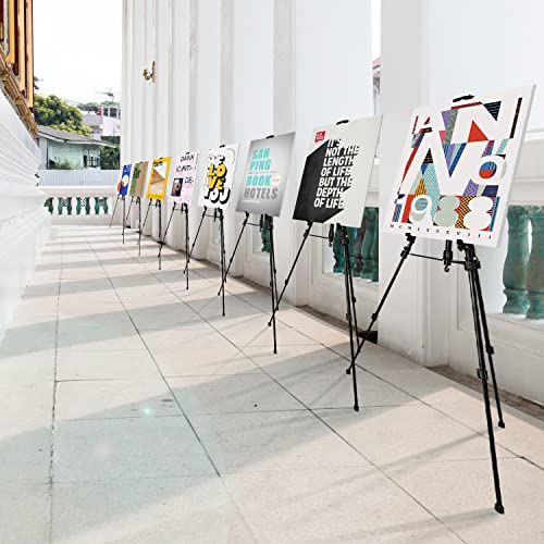 STANDNEE Artist Easel Stand Painting Stand Art Easel, 20"to 61" Art Easel for Painting Canvase & Displaying, Aluminum Adjustable Height Display STANDNEE