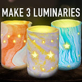 JOiFULi DIY Clay Luminaries Clay Craft Kit Gifts for Kids Girls and Boys Teens Ages 8 9 10 11 12 Years Old and Up JOiFULi