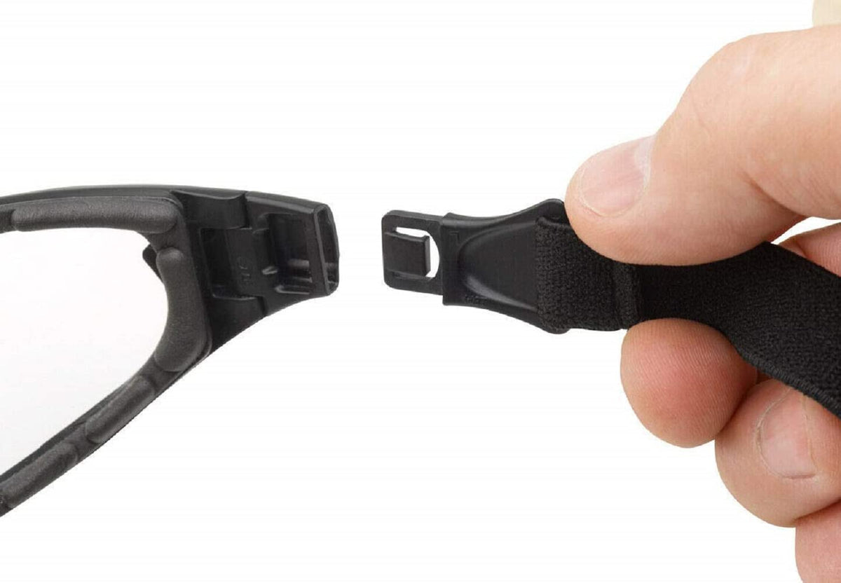 Gateway Safety 21GB79 Swap Wraparound Hybrid Eye Safety Glasses/Goggles, Clear Anti-Fog Lens, Black Frame with Foam Edge Gateway Safety