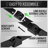 SWANLAKE 12" Magnetic Tool Holder Strip,Metal Tool Magnet Bar for Garage Organization(4PCS) SWANLAKE GARDEN TOOLS