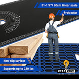 WORKPRO Miter Saw Stand, 5-in-1 Portable Workbench, Quick Folding Work Table with Detachable Miter Saw Stand & Height Adjustable Legs, WORKPRO