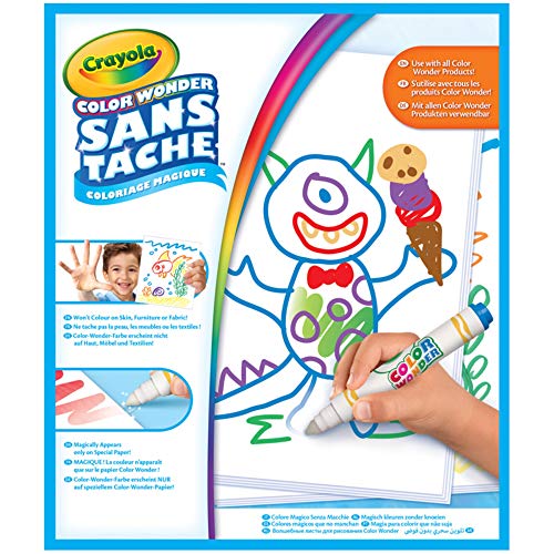 Crayola Color Wonder Mess Free Coloring, Blank Coloring 30 Pages, Gifts for Toddlers, Ages 3, 4, 5 - WoodArtSupply