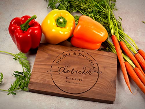 Personalized Cutting Board, Housewarming Gift - 12 Designs - Wedding Gifts for Couple, Kitchen Sign - House Warming Present for New Home Personalization Lab