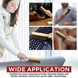 Horsehair Shoe Boot Brush 10.2 inches, Hat Brush, Hand Broom Brush by TAKAVU, 100% Soft Genuine Horse Hair Bristles, Long Beech Wood Handle for TAKAVU