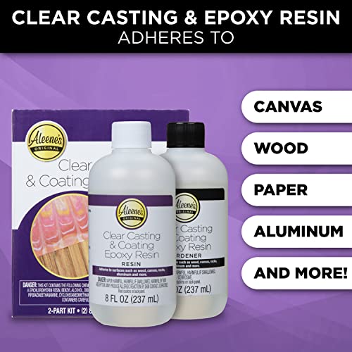Aleene's Clear Casting & Coating Epoxy Resin Kit, 1 Count (Pack of 1) Aleene's