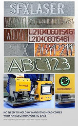 US Stock 100W Portable Pneumatic Engraver Dot Peen Marking Machine 120X50mm(4.7X2inch) Engraving Area WTTTOOLS