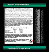 Premium Soluble Machining Fluid - 128 FL. OZ. (1 Gallon) Non-Chlorinated CLIsyntec